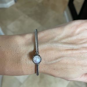 David Yurman Chatelaine Pearl Bracelet